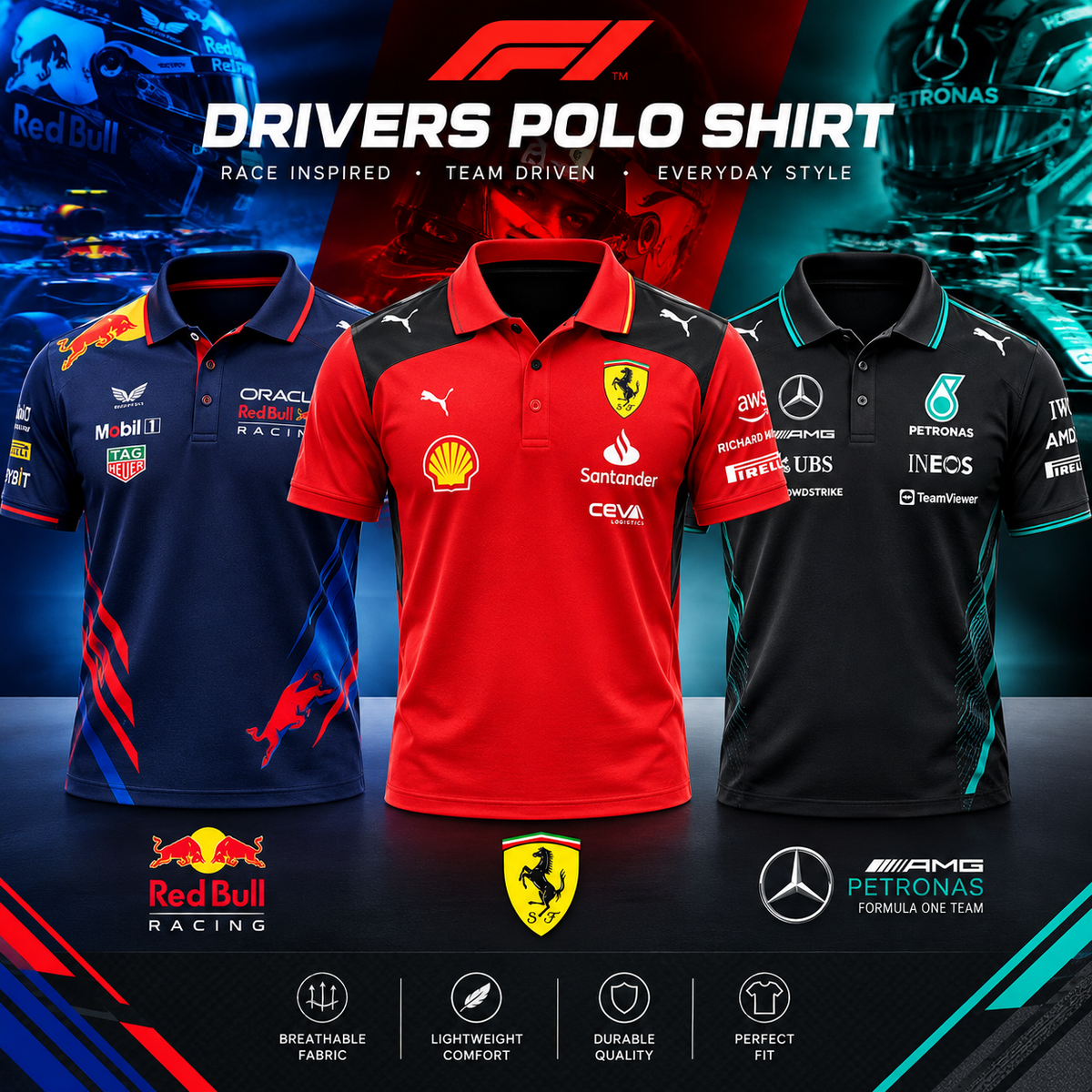 F1 Polo-Shirt