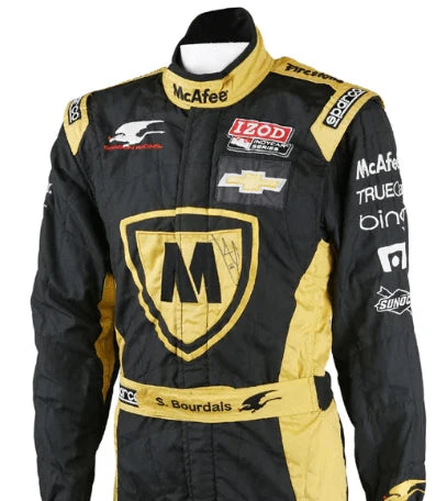 2012 Sebastien Bourdais Dragon Indycar Racing Suit Black