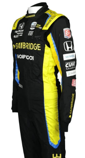 2022 Colton Herta Andretti Autosport IndyCar Racing Suit Black