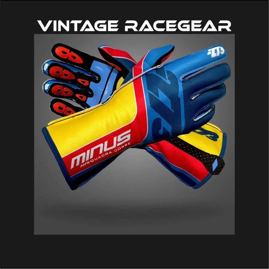 273 GP-R Gloves Cyan/Navy/Yellow/Red