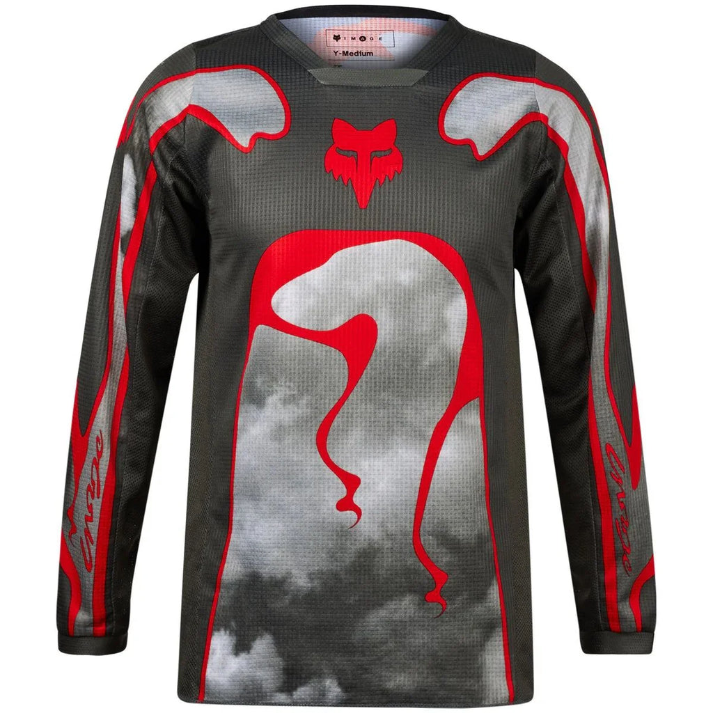 Fox Racing Youth 180 Atlas Offroad Jersey Grey/Red