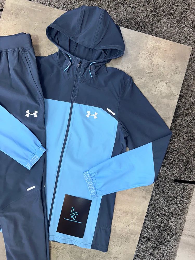 UNDER ARMOUR VANISH TRACKSUIT - LIGHT BLUE / THUNDER BLUE