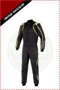 Alpinestars GP Race V2 Race Suit Black Green - Vintage Racegears