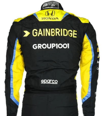 2022 Colton Herta Andretti Autosport IndyCar Racing Suit Black