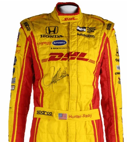 2017 Ryan Hunter Reay Andretti Autosport IndyCar Racing Suit Yellow