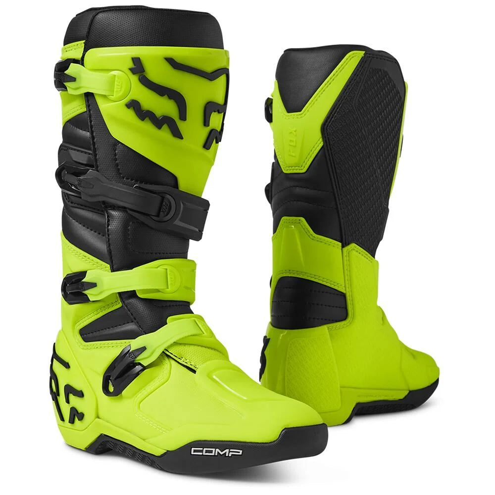 Fox Racing Moto 2025 Comp Boots [Flo Yellow]