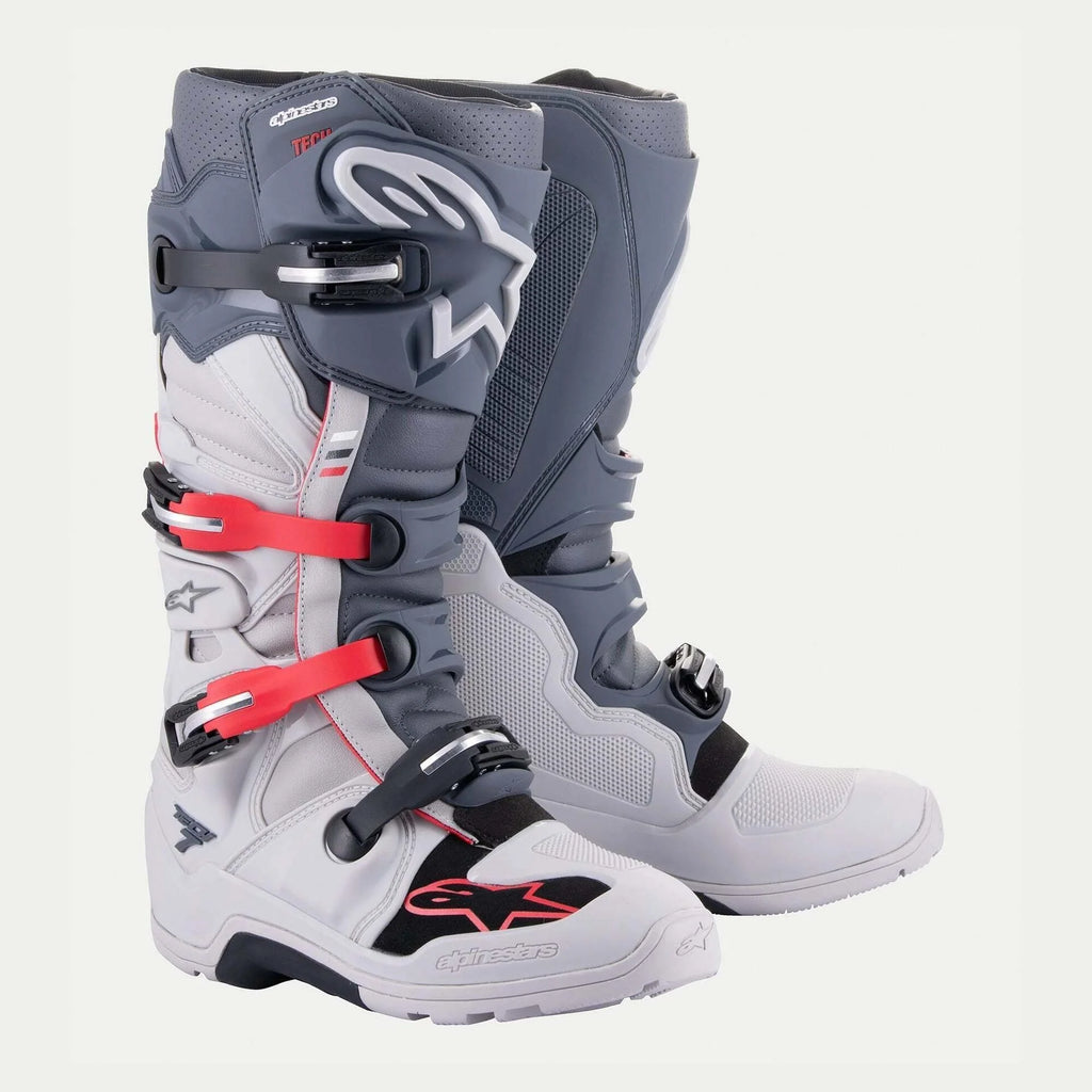 Alpinestars Tech 7 Enduro Boots Gray White
