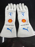 2025 Carlos Sainz F1 Racing Gloves White