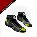 OMP One Evo FX Racing Shoes Yellow - Black - Vintage Racegears