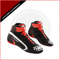 OMP First FIA Boot Black - Red - Vintage Racegears