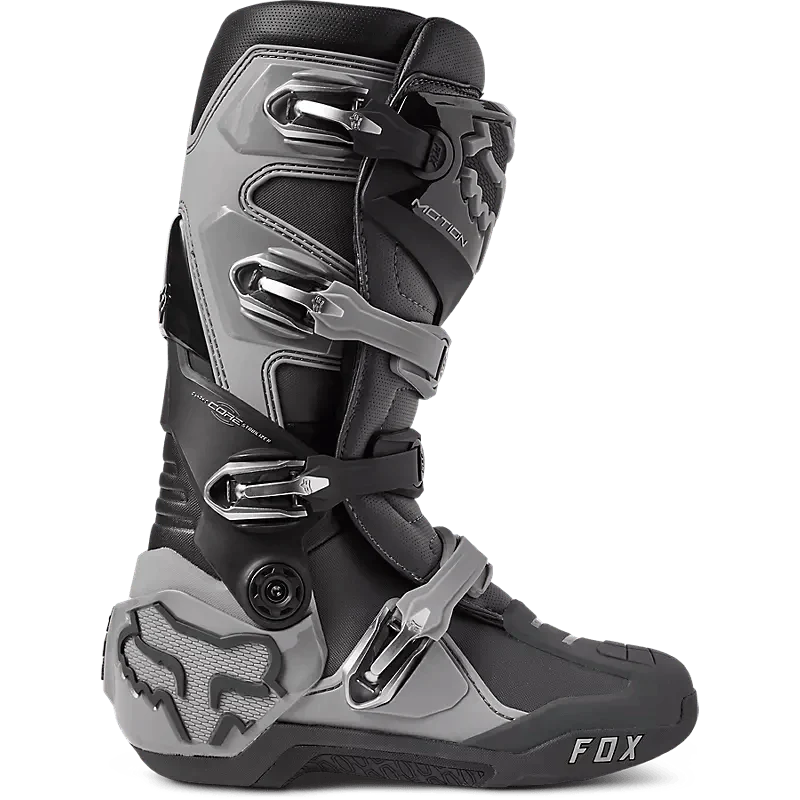 Fox Racing Motion Boots Motocross Boot Gray Black