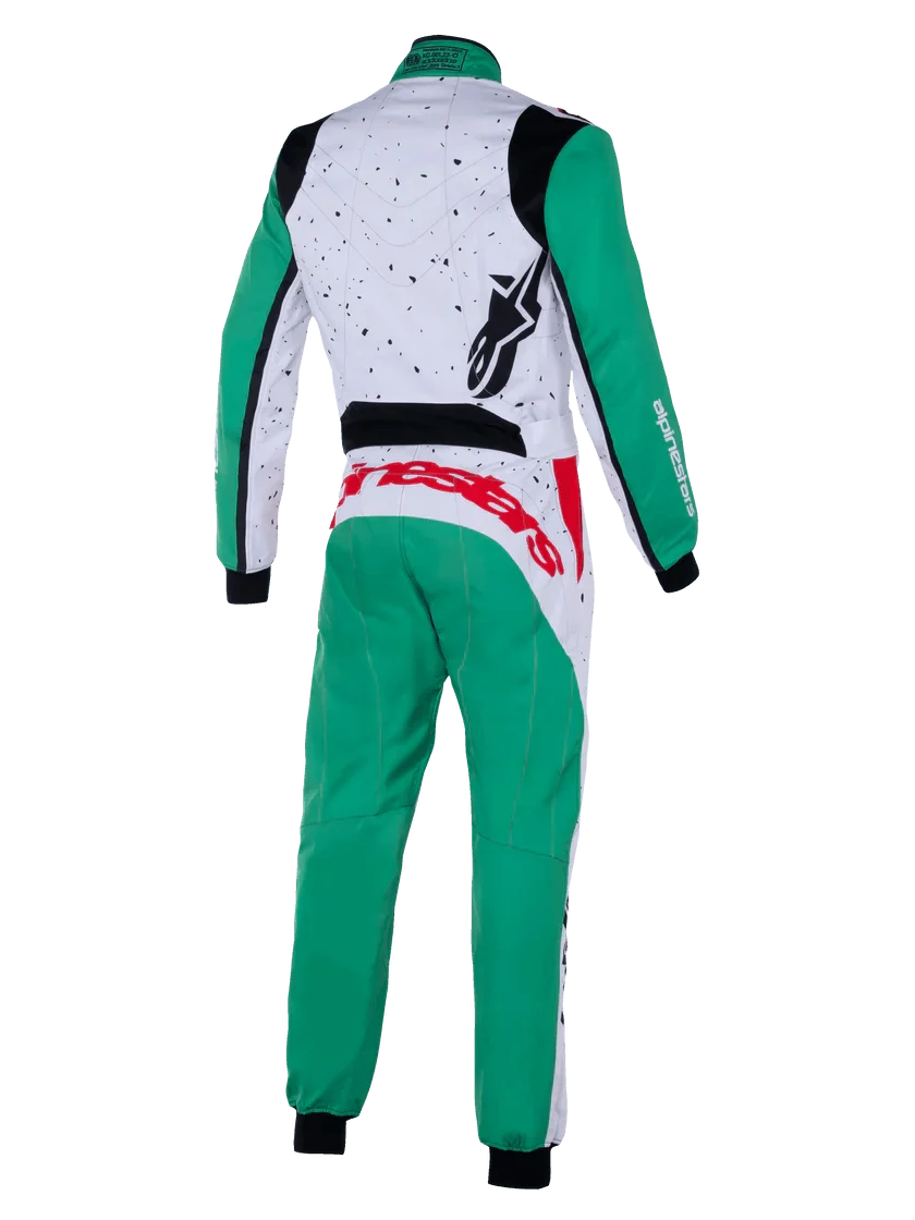 2025 KMX-9 V3 Graphic 6 Suit White Green