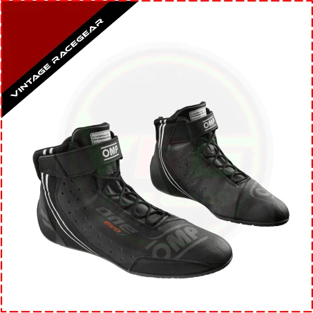 ONE EVO X SHOES my2024 FIA 8856-2018 - Black - Vintage Racegears