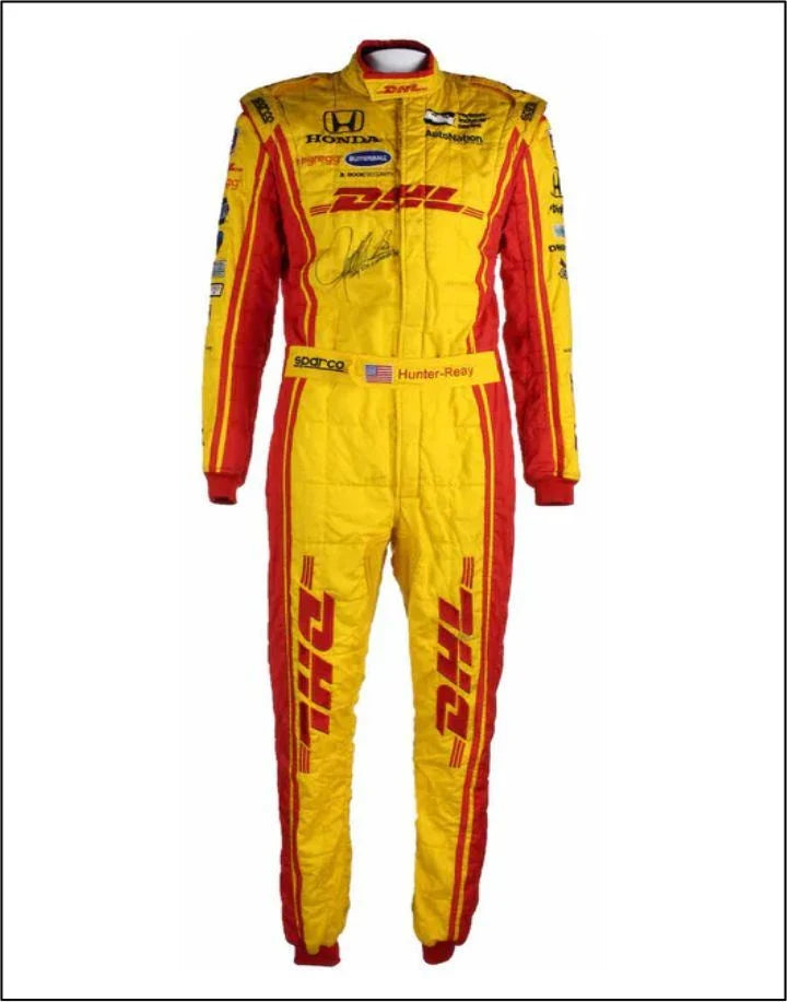 2017 Ryan Hunter Reay Andretti Autosport IndyCar Racing Suit Yellow