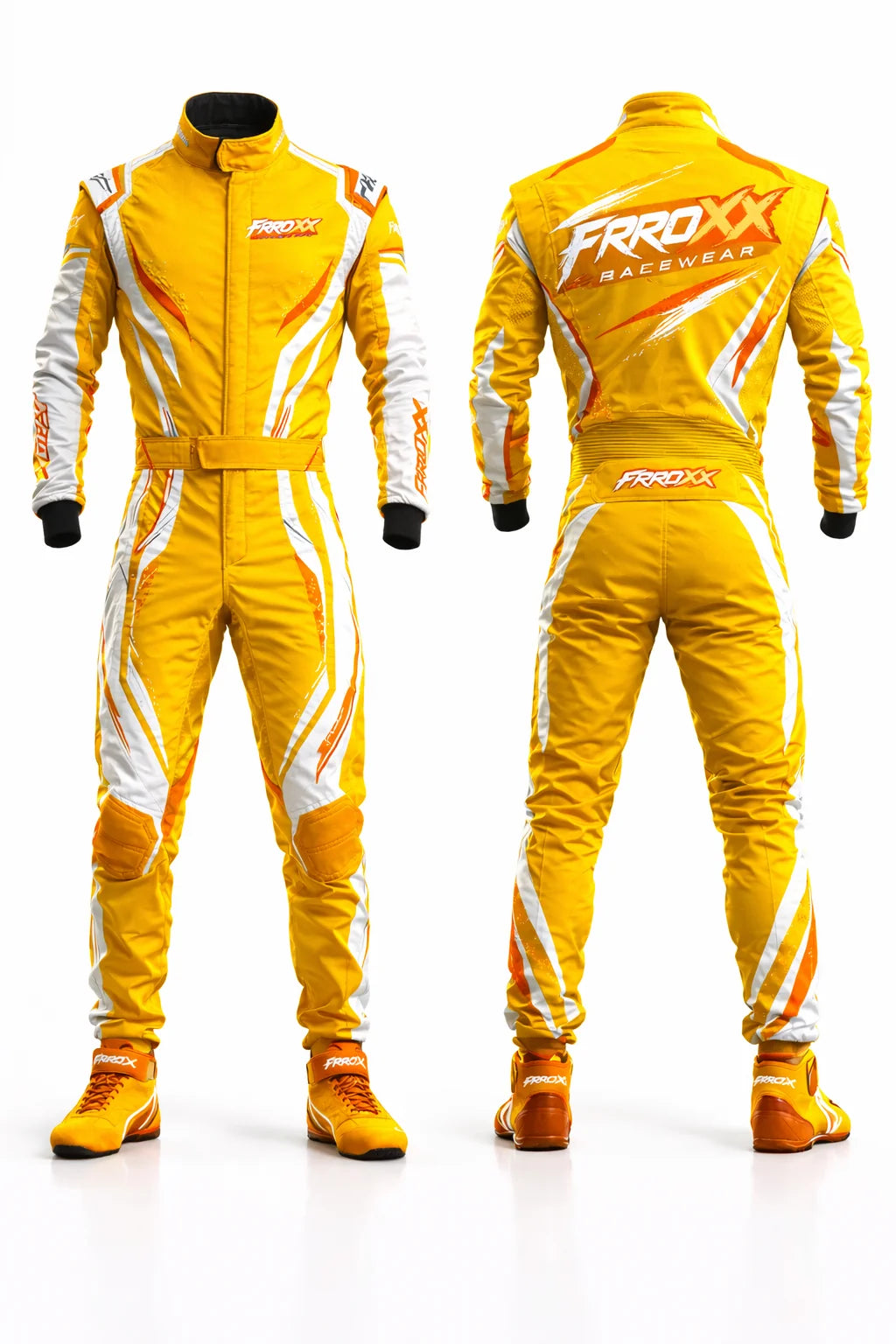 FRROXX RACEWEAR Sprint Racing Suit – Yellow Blue Green Custom