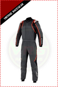 Alpinestars GP Race V2 Race Suit Gray - Red - Vintage Racegears
