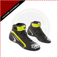 OMP First FIA Boot Black - Yellow - Vintage Racegears
