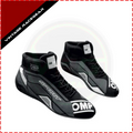 OMP One Evo FX Racing Shoes Gray - Black - Vintage Racegears