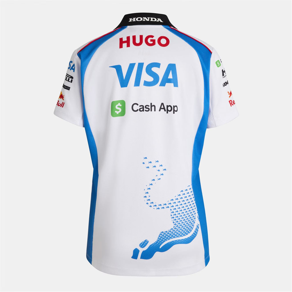 F1 Racing Bulls  Racing Team Polo Shirt - White