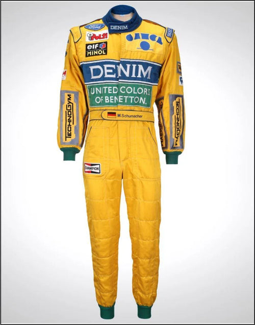 1993 Michael Schumacher Race Suit Yellow