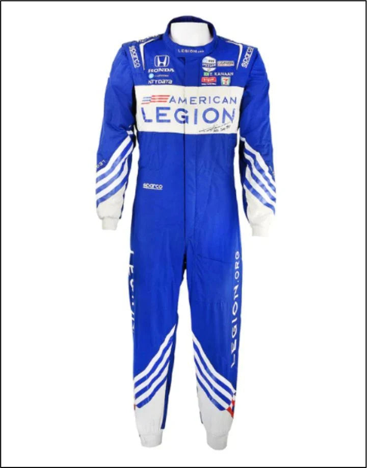2022 Tony Kanaan Indy 500 IndyCar Racing Suit Blue
