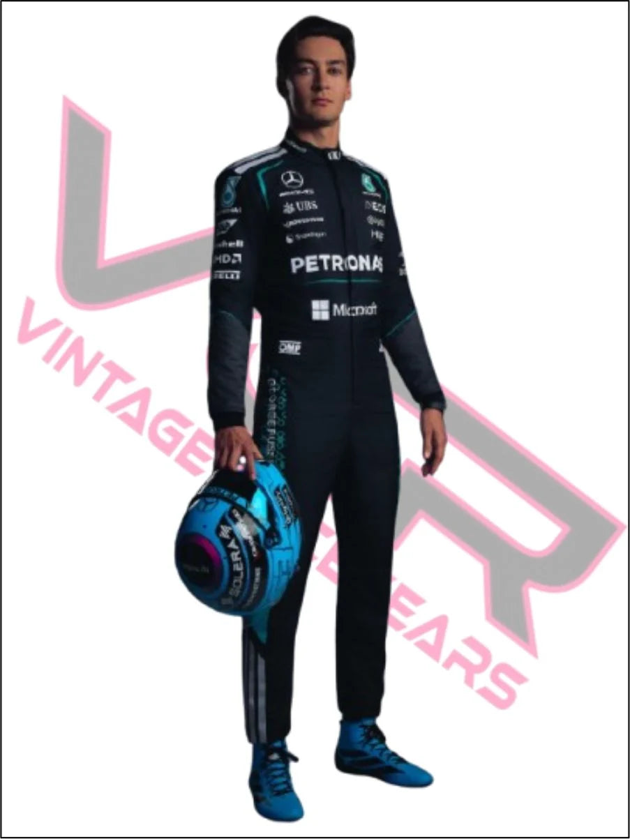New 2026 George Russell Team Mercedes F1 Racing Suit