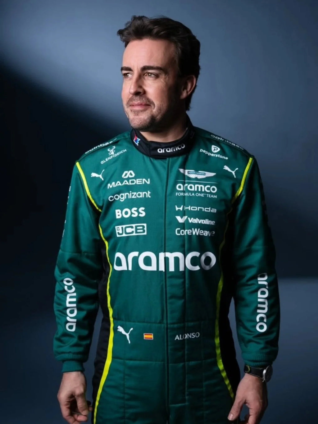 2026 Fernando Alonso Aston Martin F1 Race Suit
