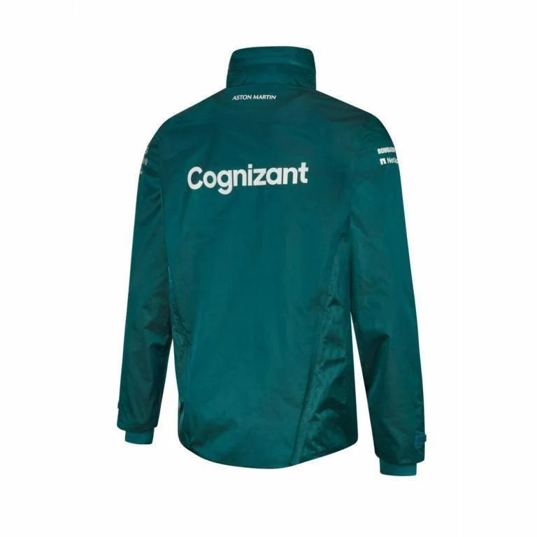 2022 ASTON MARTIN COGNIZANT F1 TEAM JACKET GREEN - Vintage Racegears
