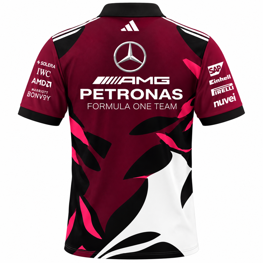 Mercedes-AMG F1 Team Special Edition Miami Polo Shirt 2025
