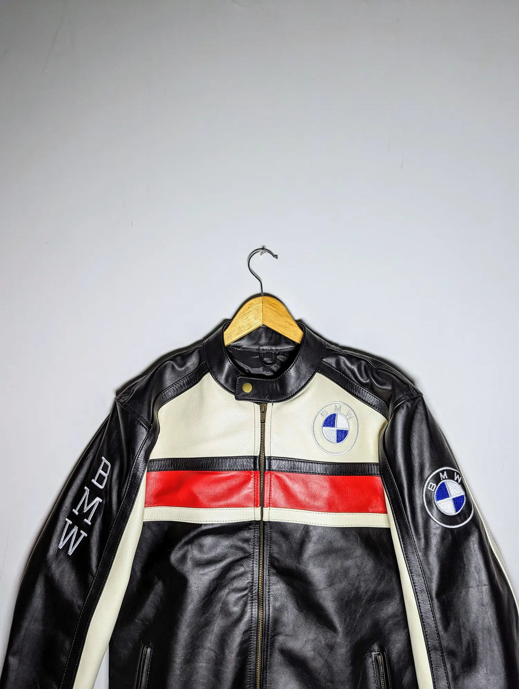 BMW FORMULA 1 RACING LEATHER JACKET RARE STREETWEAR