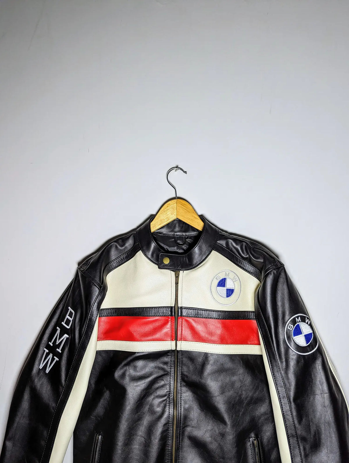 BMW FORMULA 1 RACING LEATHER JACKET RARE STREETWEAR