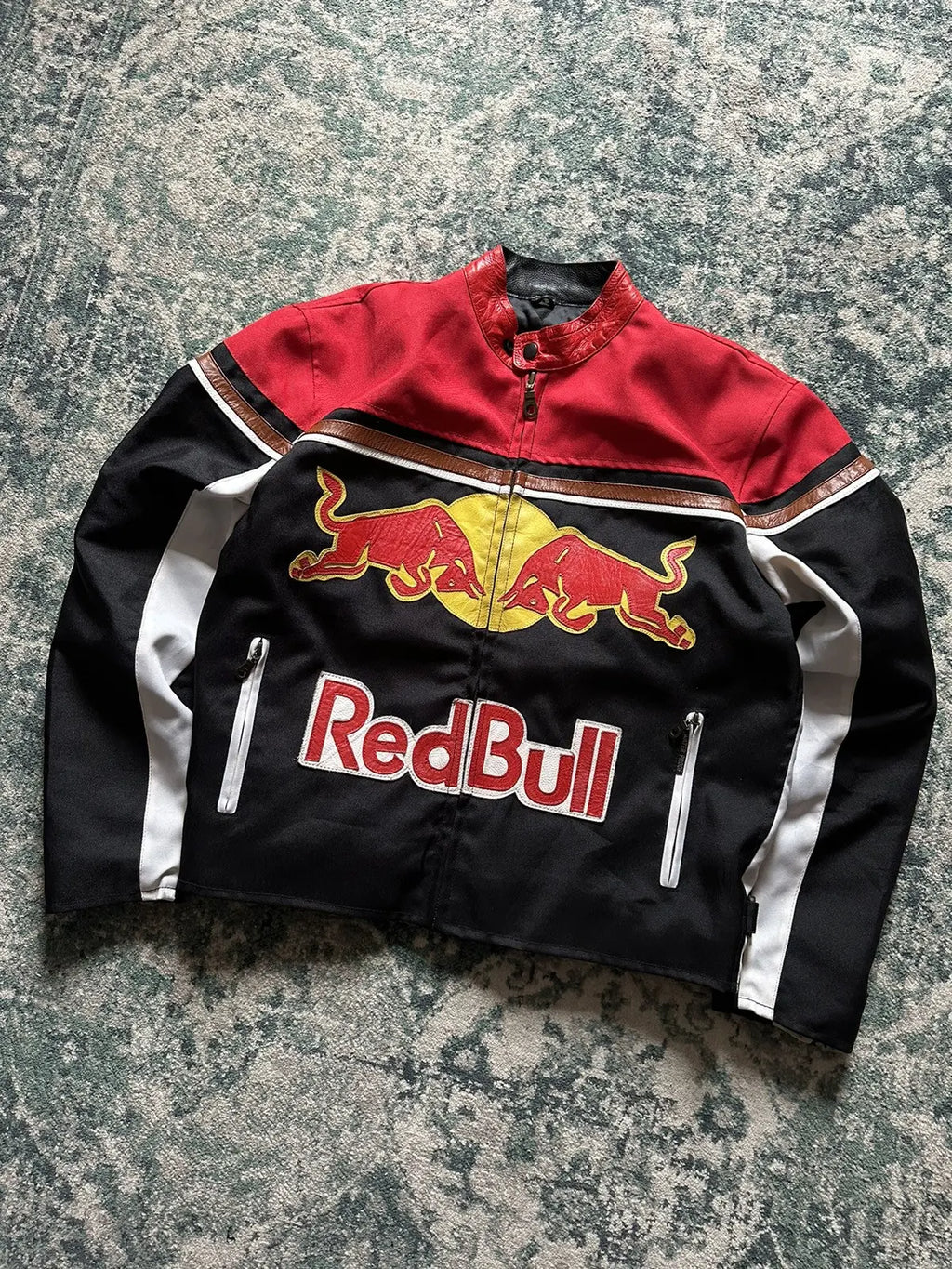 VINTAGE RED BULL RACING Y2K MOTO JACKET