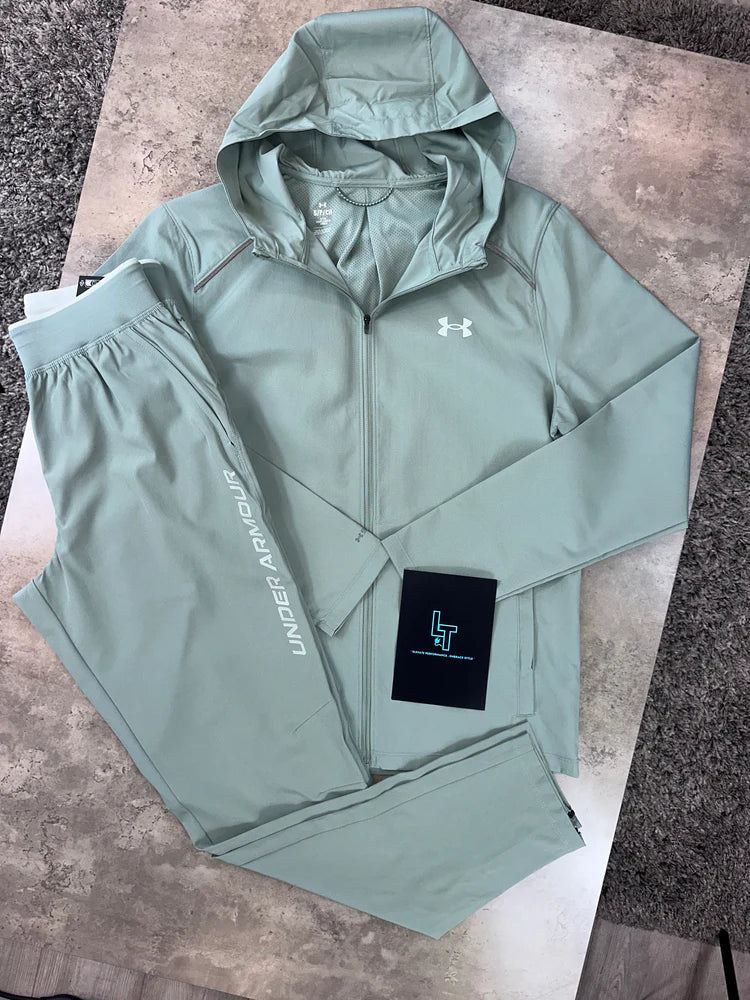 UNDER ARMOUR LAUNCH TRACKSUIT - LIGHT MINT