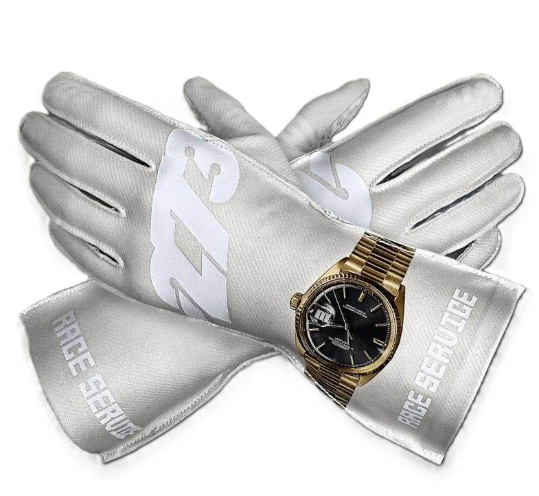 273 Gloves Kart Watch Gloves White