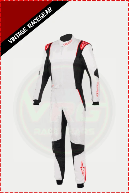 GP Tech V4 Suit White - Vintage Racegears