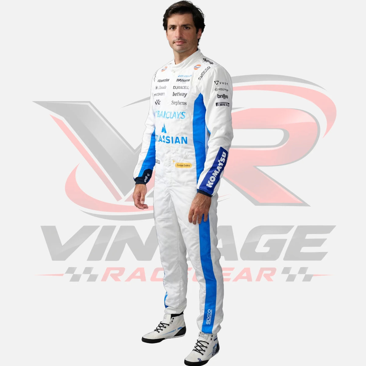 2026 Carlos Sainz Team Williams F1 Racing Suit Replica