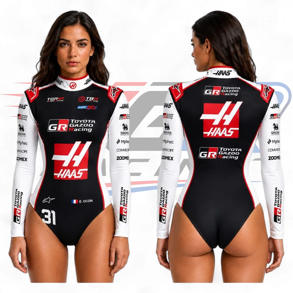 2026 F1 Team Haas Women's Bodysuit Black