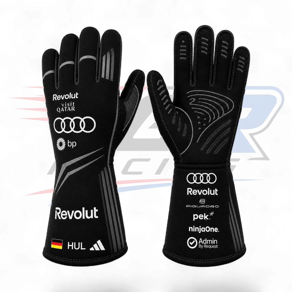 2026 Nico Hülkenberg Team Audi F1 Racing Gloves Replica