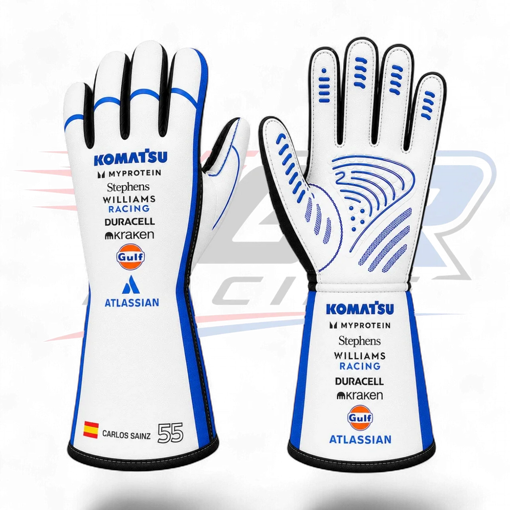 2026 Carlos Sainz Williams F1 Racing Gloves Replica