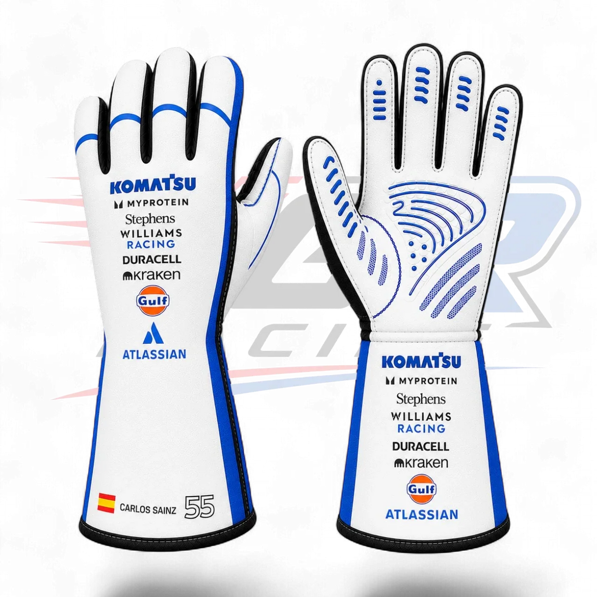 2026 Carlos Sainz Williams F1 Racing Gloves Replica