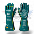 2026 Fernando Alonso Team Aston Martin F1 Racing Gloves Replica