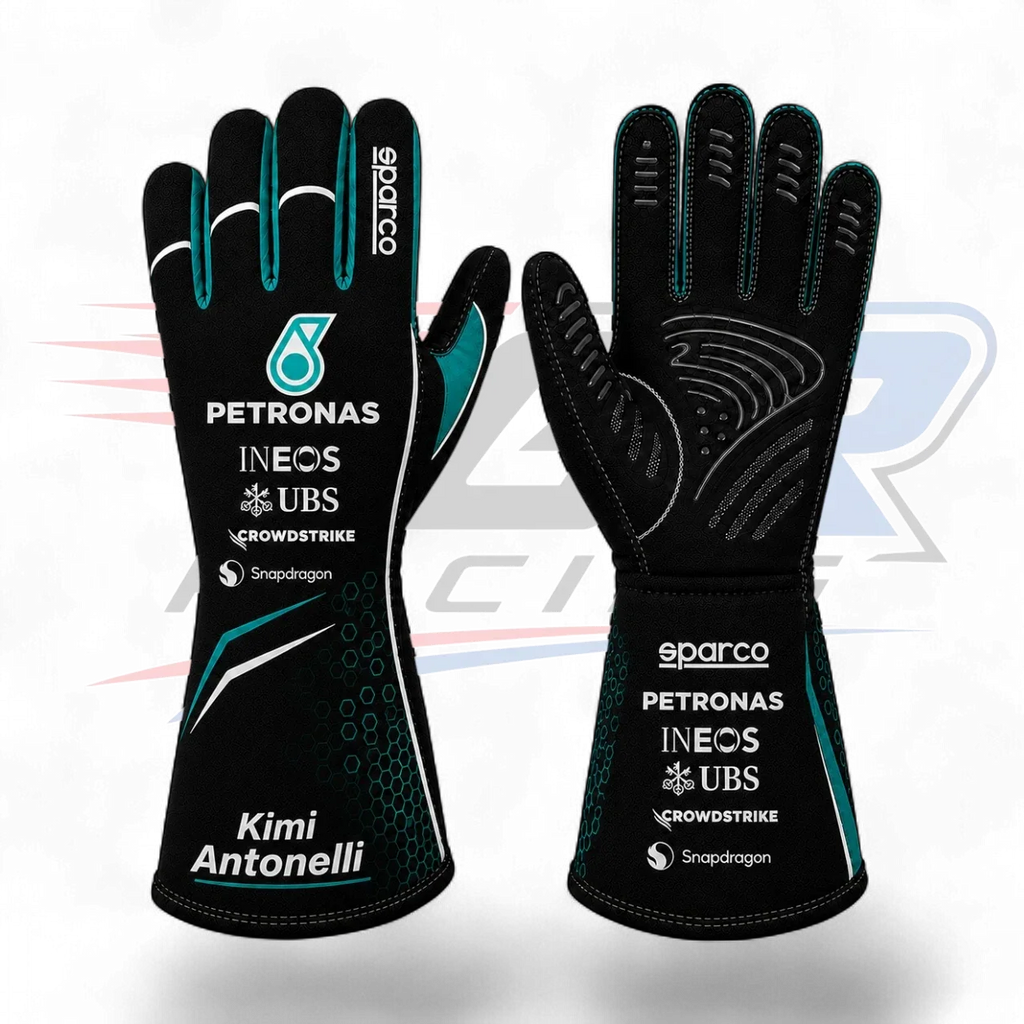 2026 Kimi Antonelli Mercedes-AMG Petronas F1 Replica Racing Gloves