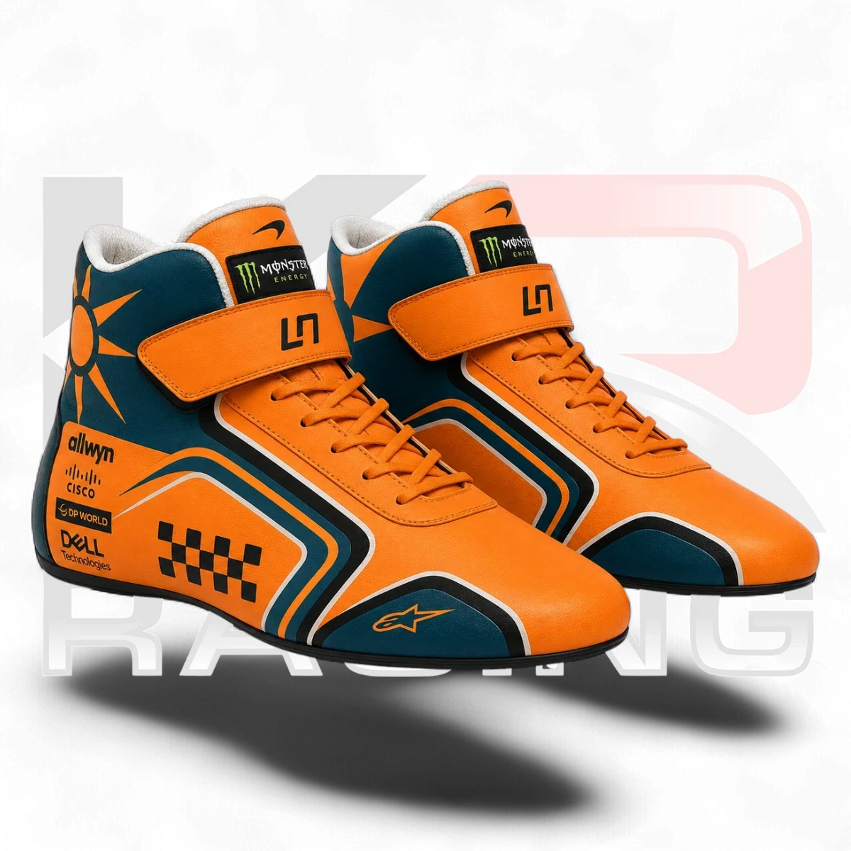 2026 Oscar Piastri Team McLaren Replica F1 Racing Shoes