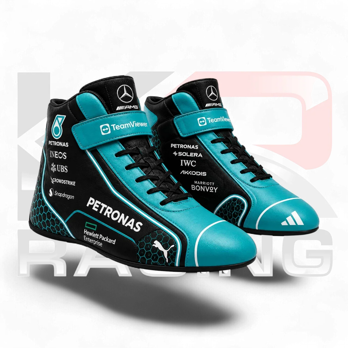 2026 George Russell Team Mercedes Replica F1 Racing Shoes