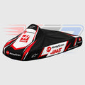 F1 Racing Team Haas MoneyGram Kart Cover Black, Red & White