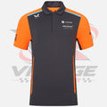 F1 Team McLaren Racing Polo Shirt 2024 Orange & Black
