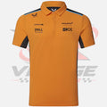 F1 Team McLaren Racing Polo Shirt 2023 Orange & Black