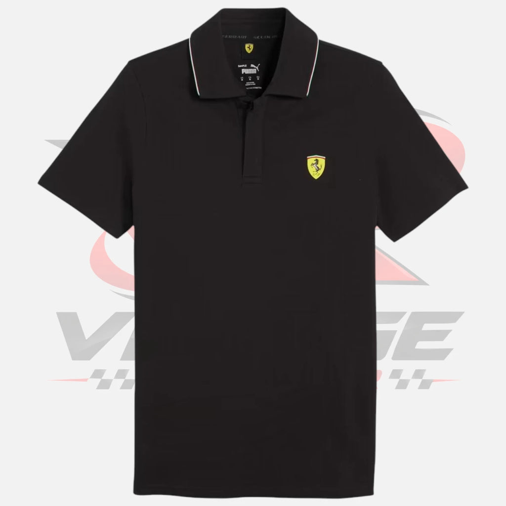 F1 Scuderia Ferrari Team Polo Shirt - Black