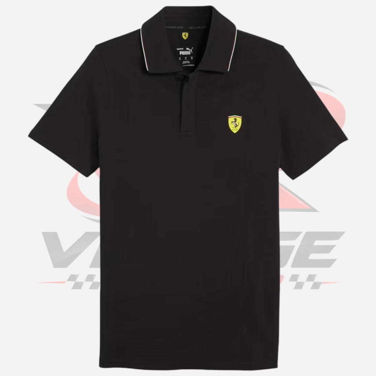 F1 Scuderia Ferrari Team Polo Shirt - Black