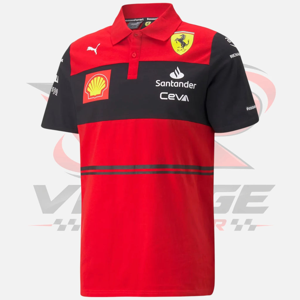 Scuderia Ferrari Team Men's Polo Shirt